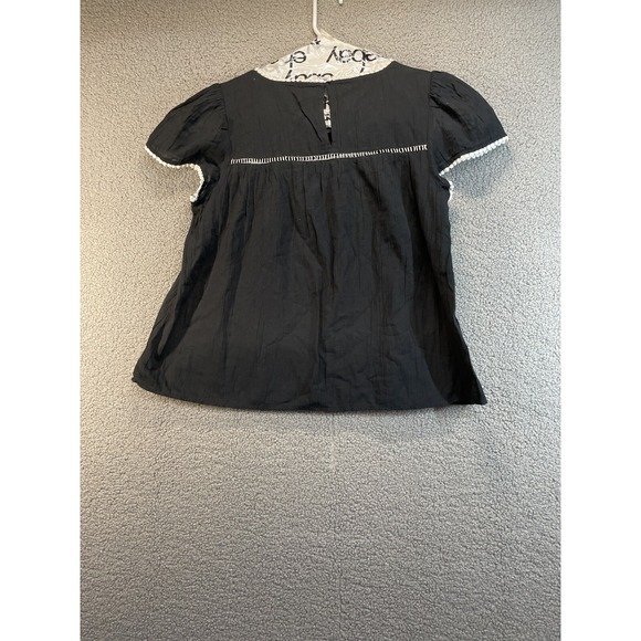 Crown And Ivy Large Shirt Women's Large Short Sleeves - Picture 5 of 6